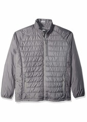 Cutter & Buck Men's Big and Tall B&t Spark Systems Packable Barlow Pass Quilted Jacket  1XB