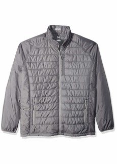Cutter & Buck mens B&t Spark Systems Packable Barlow Pass Quilted Jacket Down Alternative Outerwear Coat   US