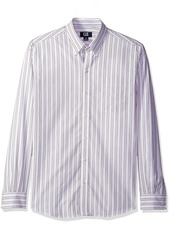 Cutter & Buck mens Big and Tall L/S Leon Stripe Button Down Shirt   US