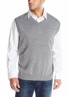 Cutter & Buck Men's Big-Tall Douglas V-Neck Sweater Vest  2X/Big