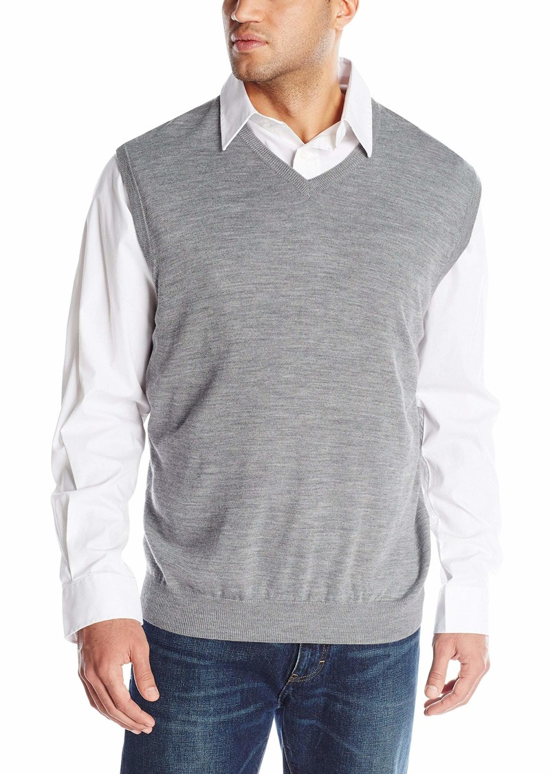 Cutter & Buck Men's Big-Tall Douglas V-Neck Sweater Vest  1X/Big