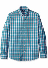 Cutter & Buck Men's Large Check Easy Care Button Down Collared Shirts