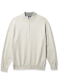 Cutter & Buck Men's Cotton-Rich Classic Lakemont Anti-Pilling Half-Zip Sweater  5X-Big