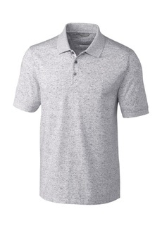 Cutter & Buck Men's Drytec Cotton+ Jersey 35+ UPF Advantage Space Dye Polo Shirt  4X Big