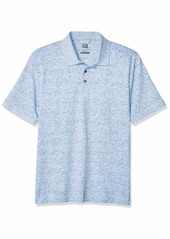 Cutter & Buck Men's Drytec Cotton+ Jersey 35+ UPF Advantage Space Dye Polo Shirt  XLarge