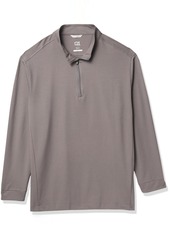 Cutter & Buck Men's Drytec UPF 50+ Cotton Advantage Zip Mock Pullover   Big