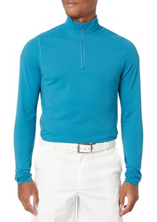 Cutter & Buck Men's Drytec UPF 50+ Cotton Advantage Zip Mock Pullover  XLarge Tall