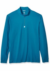 Cutter & Buck Men's Drytec UPF 50+ Double Knit Jersey Traverse Half Zip Pullover  2X Big