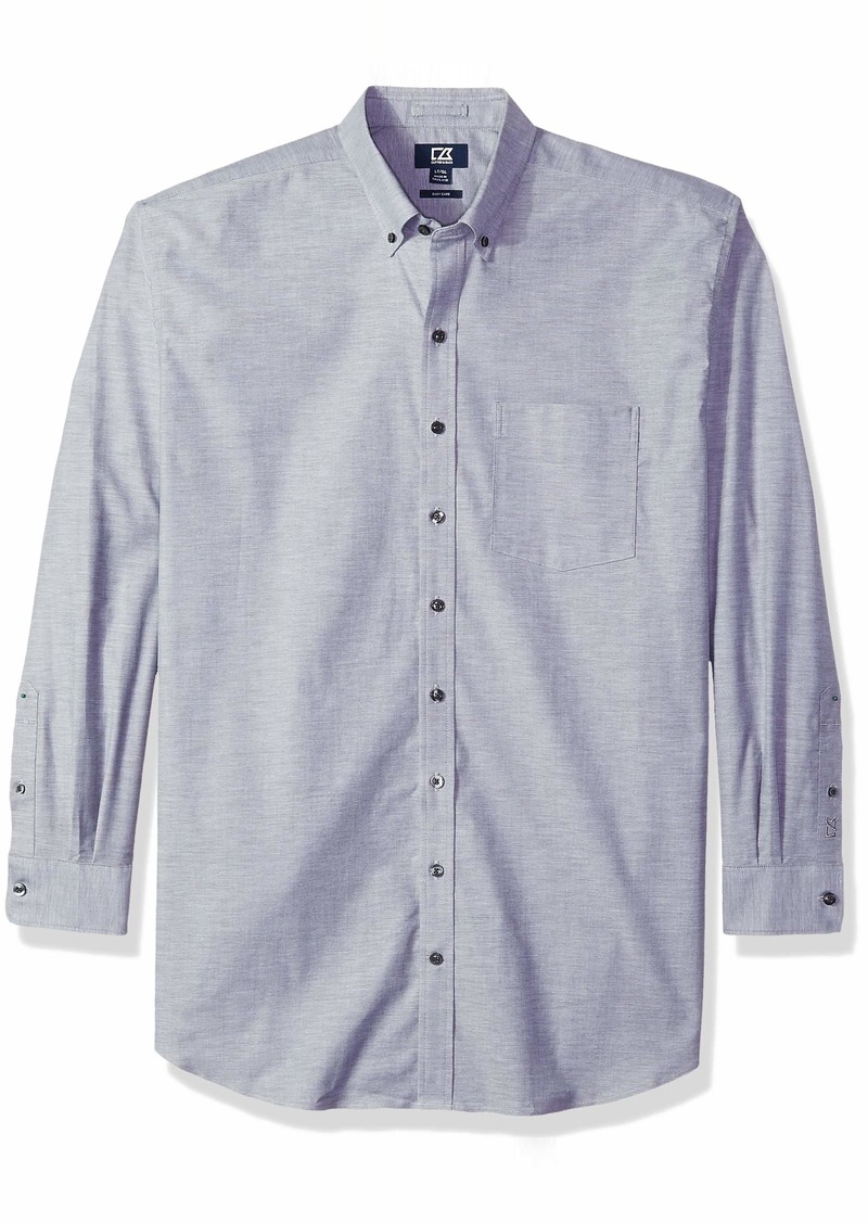 Cutter & Buck Men's Epic Easy Care Long Sleeve Stretch Oxford Button Down Shirt