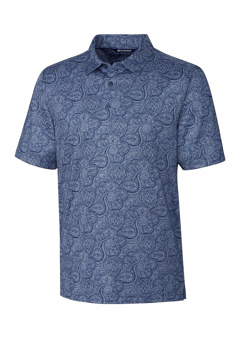 Cutter & Buck Men's Forge Paisley Print Polo  S