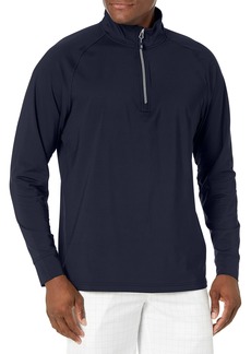 Cutter & Buck mens Long Sleeve Adapt Eco Knit Quarter Zip Pullover Shirt   US