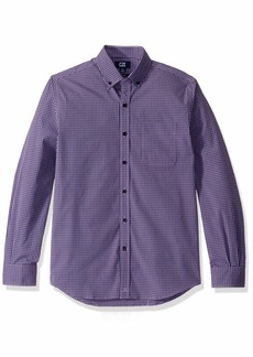 Cutter & Buck Men's Long Sleeve Anchor Gingham Button Up Shirt  S