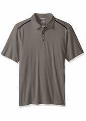 Cutter & Buck Men's Moisture Wicking 50+ UPF Fusion Snap Placket Polo Shirt