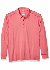 Cutter & Buck Men's Moisture Wicking Drytec UPF 50+ Long Sleeve Solid Polo Shirt