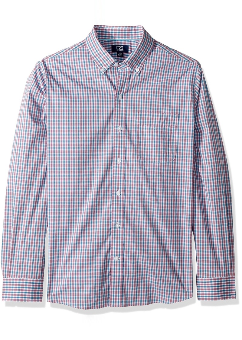 Cutter & Buck Men's Performance Stretch Long Sleeve Button Down Shirt