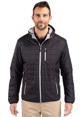 Cutter & Buck Men's Rainier Primaloft Eco Full Zip Hooded Jacket - Black