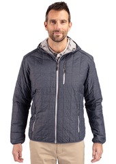 Cutter & Buck Men's Rainier Primaloft Eco Full Zip Hooded Jacket - Black