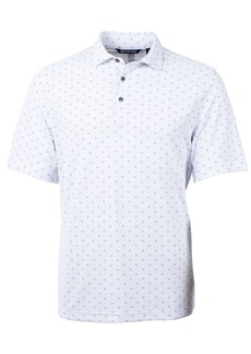 Cutter & Buck Virtue Eco Pique Tile Print Recycled Mens Big & Tall Polo  4XT