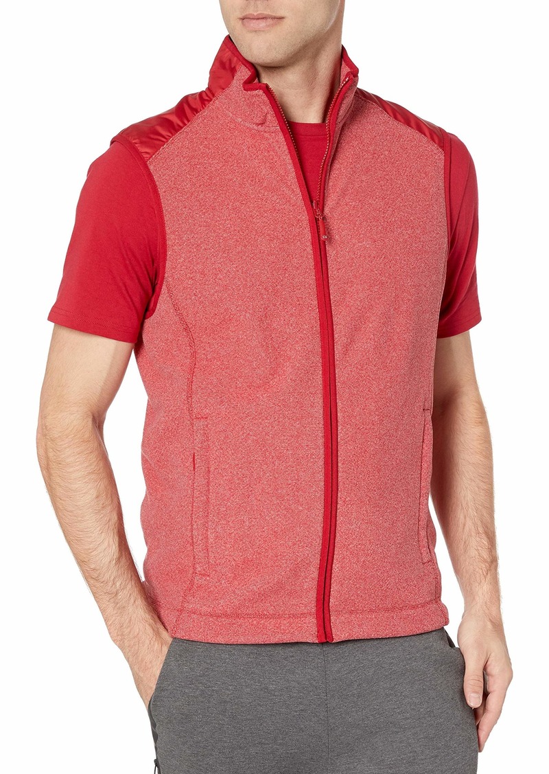 Cutter & Buck Men's Spark Systems Cedar Park Full-Zip Performance Fleece Vest