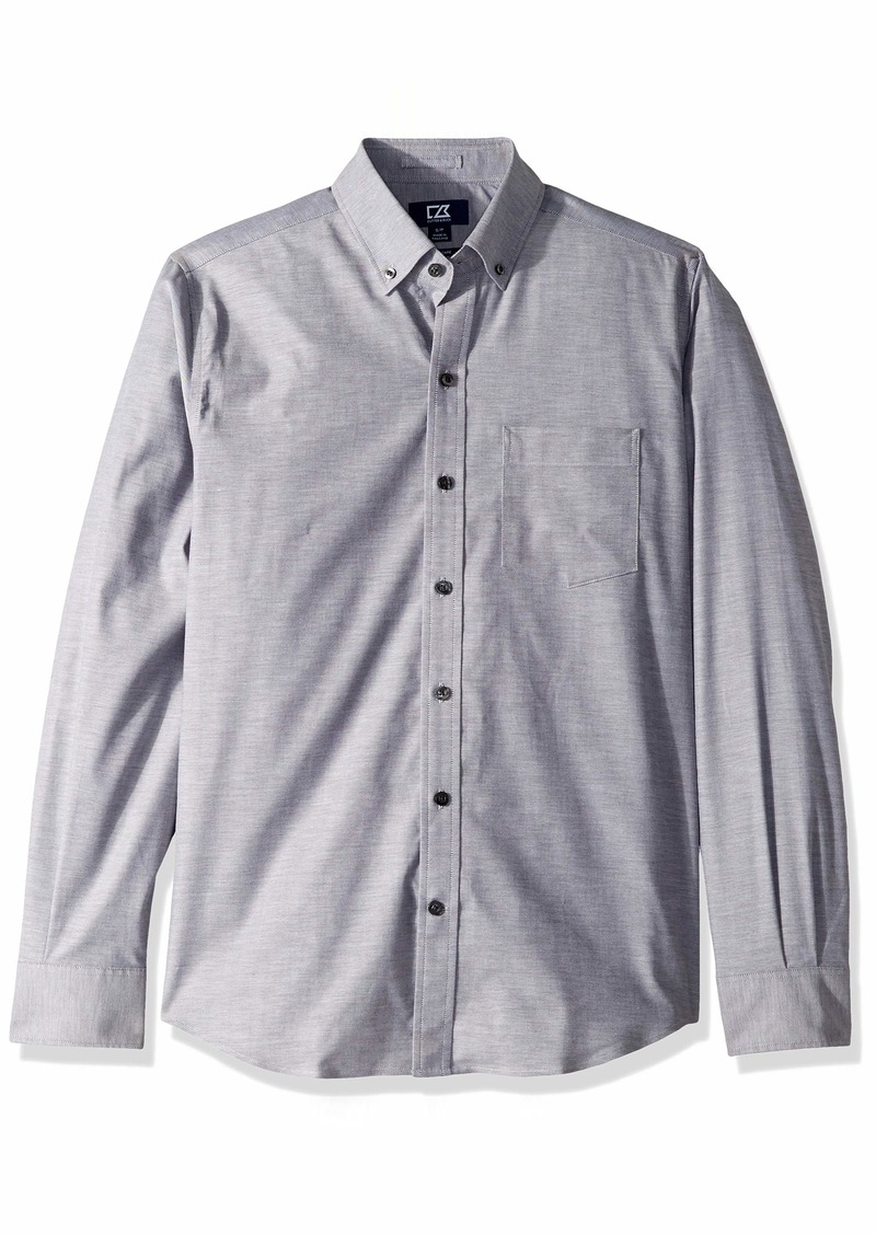 Cutter & Buck Men's Wrinkle Resistant Easy Care Stretch Oxford Button Down Shirt