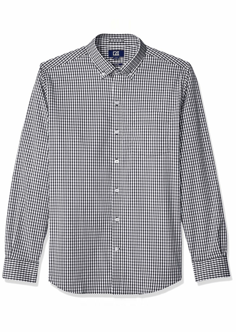 Cutter & Buck mens Wrinkle Resistant Stretch Long Sleeve Button Down Dress Shirt  XX-Large US