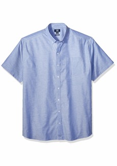 Cutter & Buck mens Wrinkle Resistant Stretch Short Sleeve Button Down Dress Shirt  3X-Large Big US
