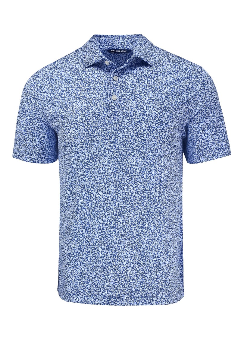 Cutter & Buck Pike Eco Flora Print Mens Polo