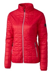 Cutter & Buck Women's Rainier PrimaLoft Eco Insulated Full Zip Puffer Jacket - Anthracite melange