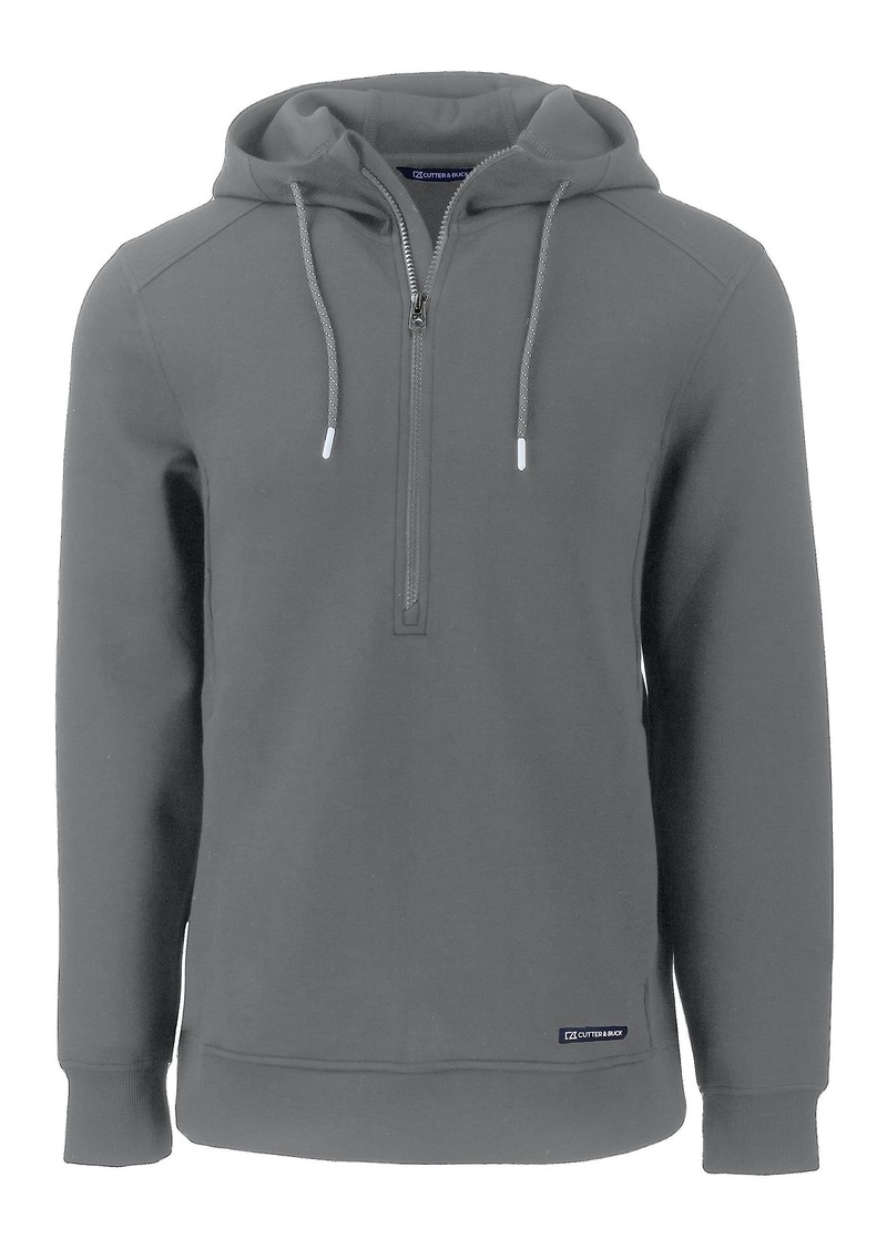 Cutter & Buck Roam Eco Half Zip Recycled Mens Pullover Hoodie