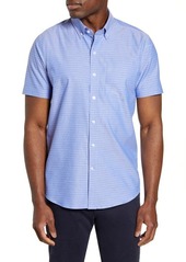 Cutter & Buck Strive Classic Fit Jacquard Short Sleeve Button-Down Sport Shirt in Chelan at Nordstrom