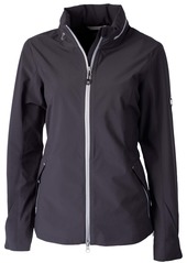 Cutter & Buck Vapor Water Repellent Stretch Womens Full Zip Rain Jacket