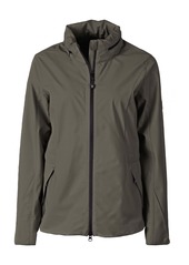 Cutter & Buck Vapor Water Repellent Stretch Womens Full Zip Rain Jacket