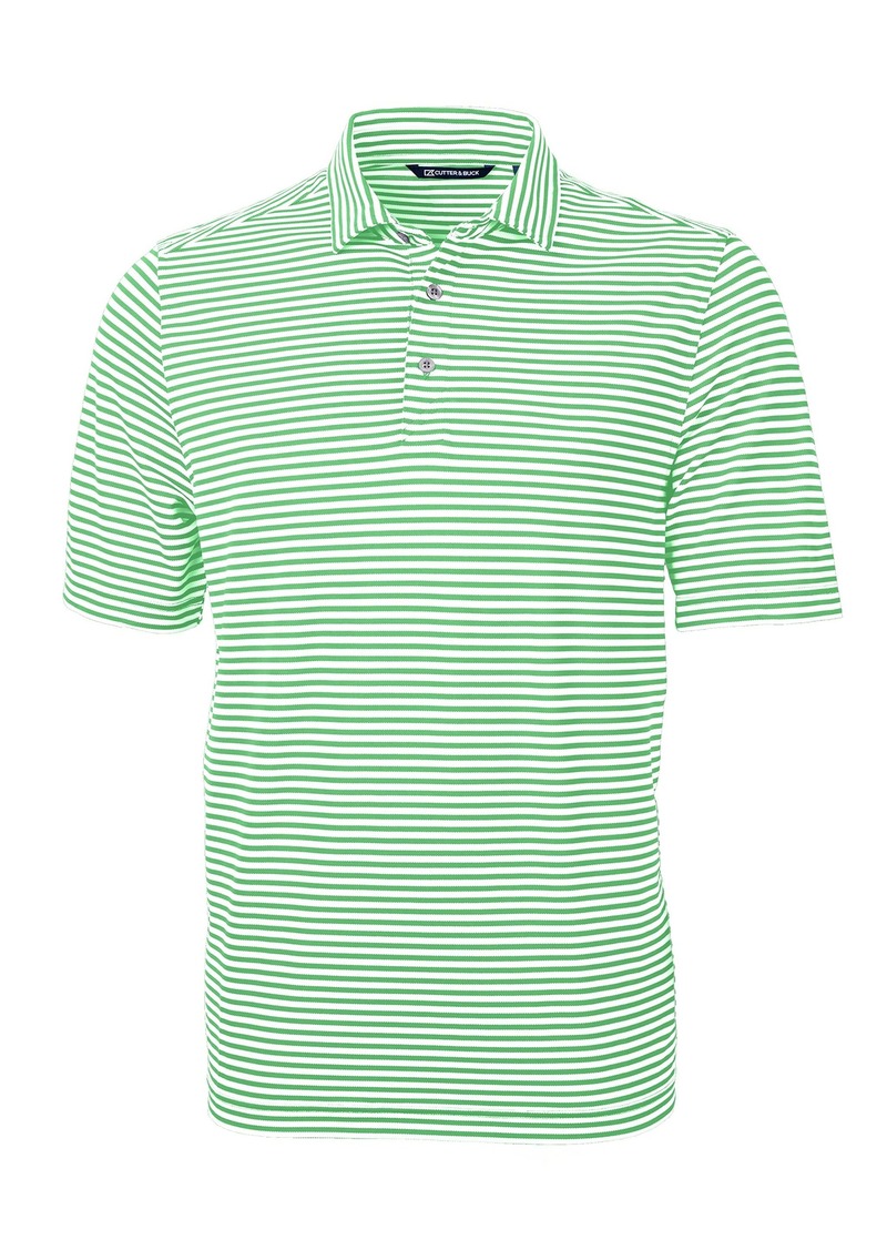 Cutter & Buck Virtue Eco Pique Stripe Recycled Mens Polo  XXXL