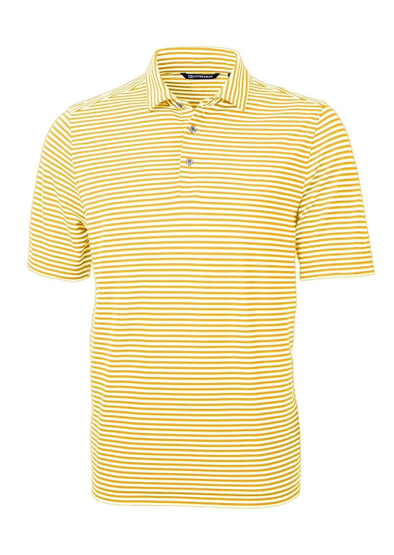 Cutter & Buck Virtue Eco Pique Stripe Recycled Mens Polo  XXL