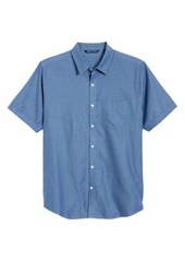 Cutter & Buck Windward Short Sleeve Twill Button-Up Shirt