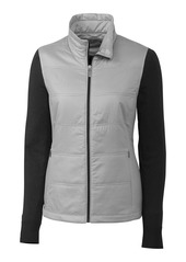Cutter & Buck Womens Cora Quilted Sweater Jacket