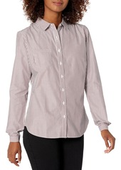 Cutter & Buck Women's Epic Easy Care Long Sleeve Mini Bengal Collared Shirt  XS