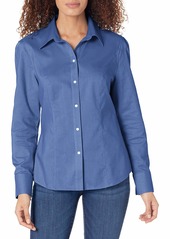 Cutter & Buck Women's Epic Easy Care Long Sleeve Nailshead Collared Shirt  L