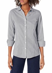 Cutter & Buck Women's Epic Easy Care Long Sleeve Tattersall Collared Shirt  S