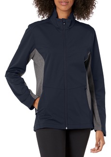 Cutter & Buck Women's Long Sleeve Full Zip Lightweight Navigate Softshell Jacket  L