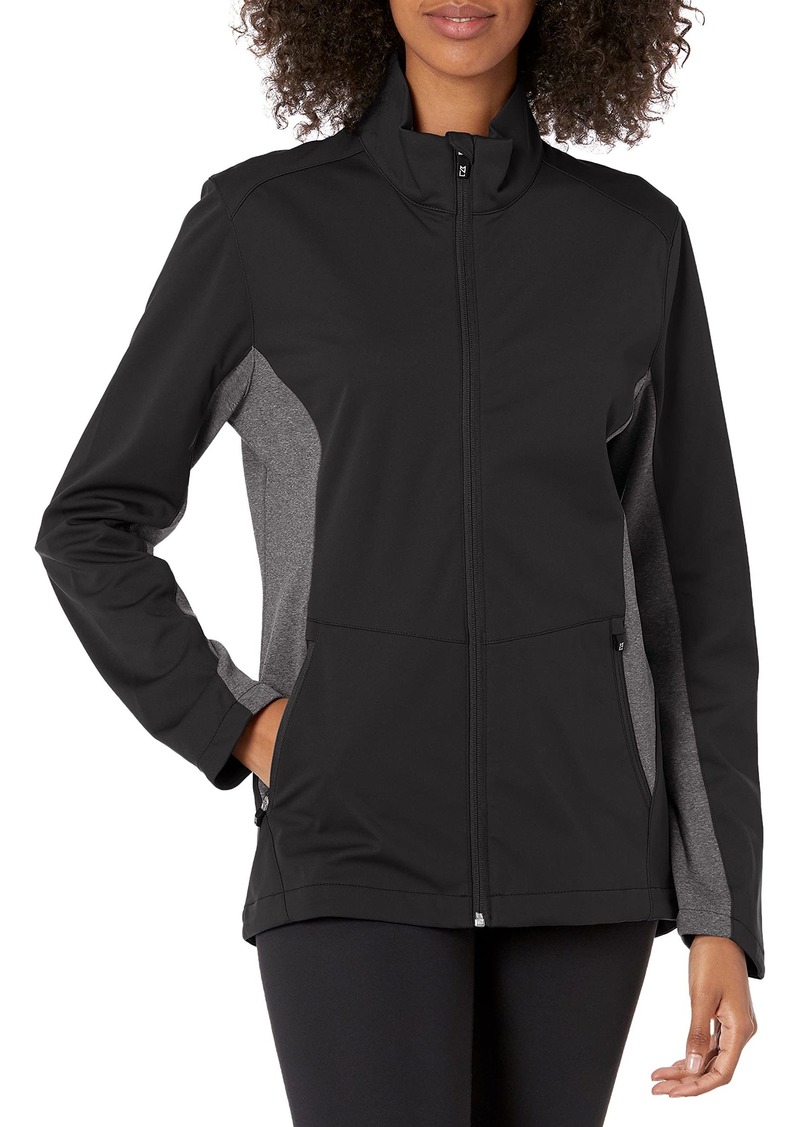 Cutter & Buck Women's Long Sleeve Full Zip Lightweight Navigate Softshell Jacket  S