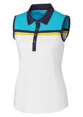 Cutter & Buck Women's Moisture Wicking Drytec UPF 50+ Sleeveless Jersey Polo Shirt