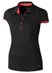 Cutter & Buck Women's Moisture Wicking UPF 50+ Cap-Sleeve Brighton Polo Shirt  XS