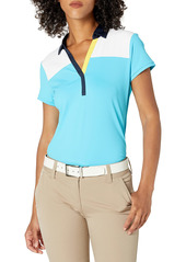 Cutter & Buck Women's Moisture Wicking UPF 50+ Cap Sleeve Stretch Polo Shirt