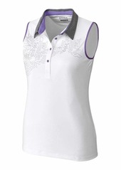 Cutter & Buck Women's Moisture Wicking UPF 50+ Sleeveless Neves Polo Shirt  S