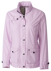 Cutter & Buck Women's Wind and Water Resistant Drytec 50 UPF Gingham Field Jacket