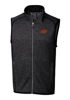 Men's Cutter & Buck Charcoal Oklahoma State Cowboys Mainsail Full-Zip Vest at Nordstrom