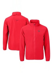 Men's Cutter & Buck Red Georgia Bulldogs Alumni Logo Charter Eco Knit Recycled Full-Zip Jacket at Nordstrom