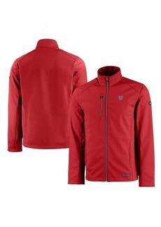Men's Cutter & Buck Red Washington Nationals Evoke Eco Softshell Recycled Full-Zip Jacket at Nordstrom