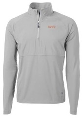 Men's Cutter & Buck Silver Pacific Tigers Adapt Eco Knit Hybrid Recycled Quarter-Zip Pullover Top at Nordstrom